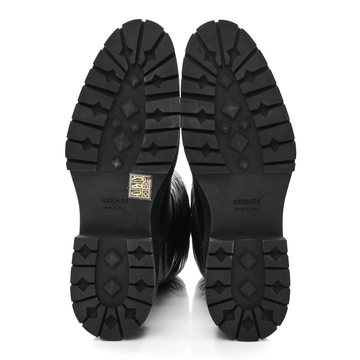 Hermes Suede Goatskin Quilted Fuji Boots 40 Black 5 of 10