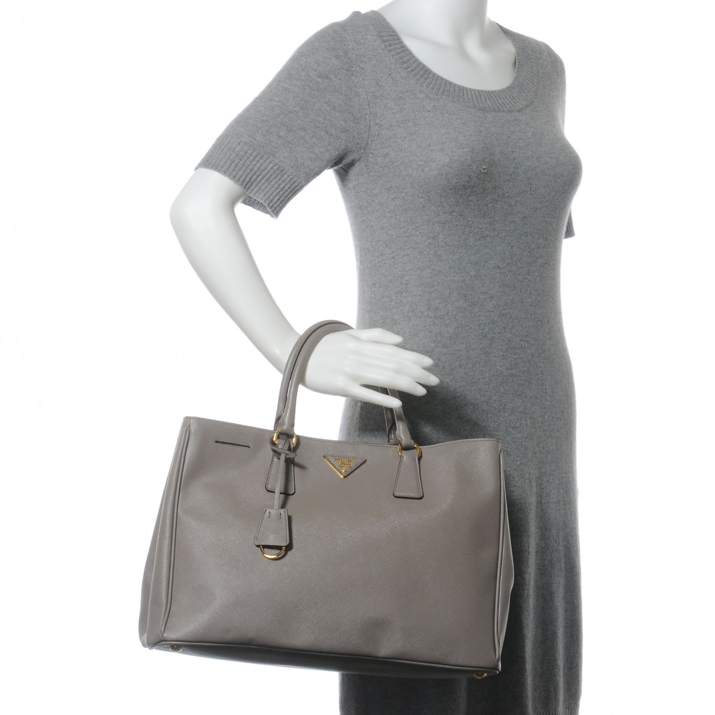 Saffiano Lux Tote Argilla