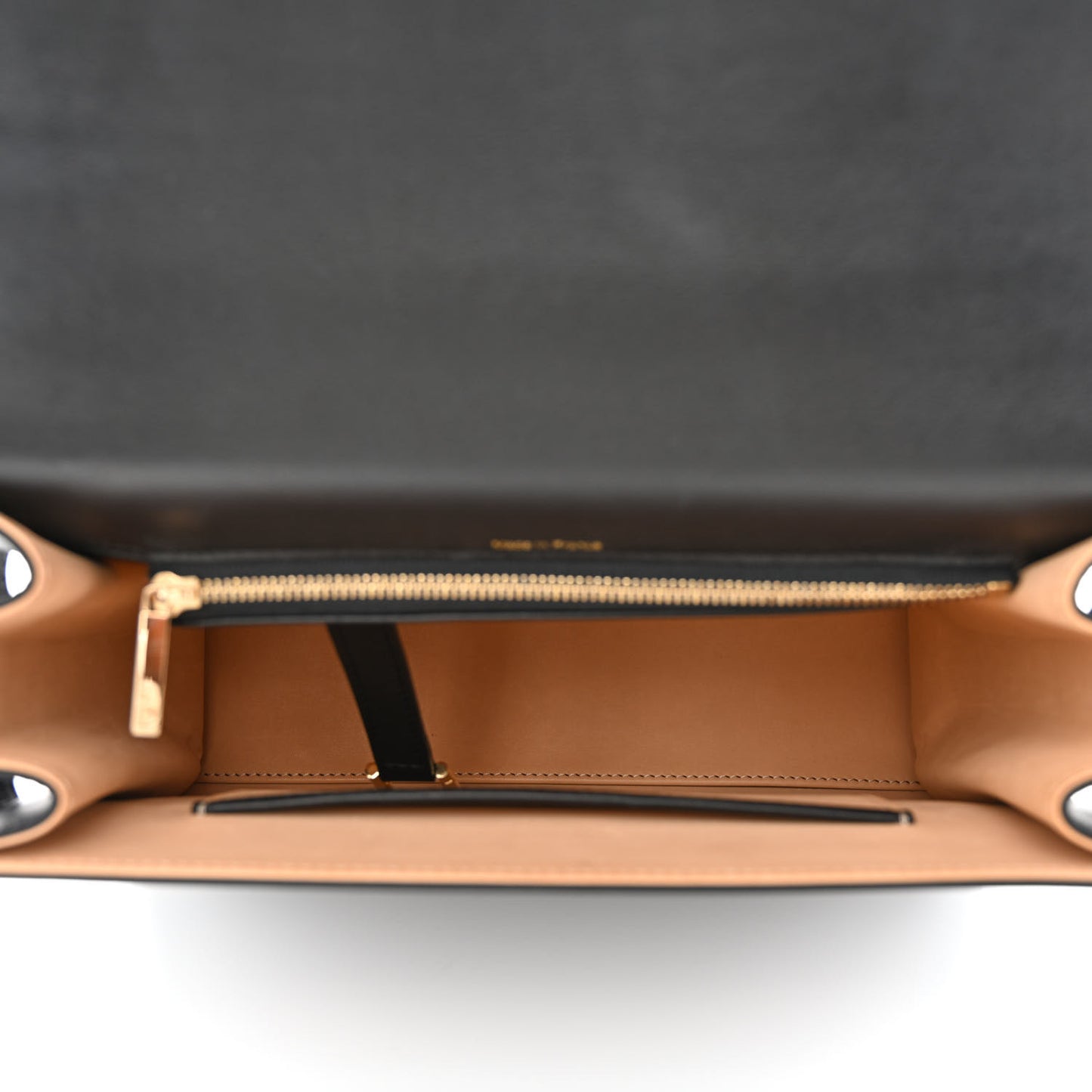 Calfskin MM Tempete Satchel Black