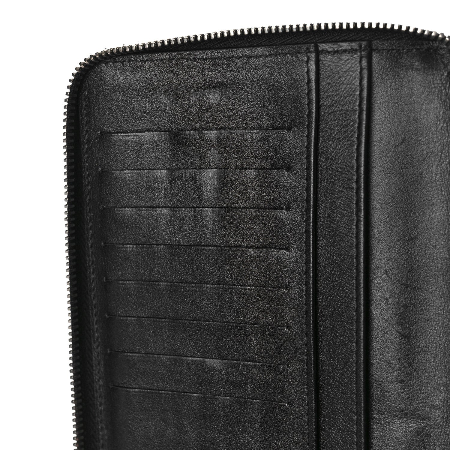 Chanel Patent Quilted Large Zip Around Organizer Wallet So Black 15 of 16