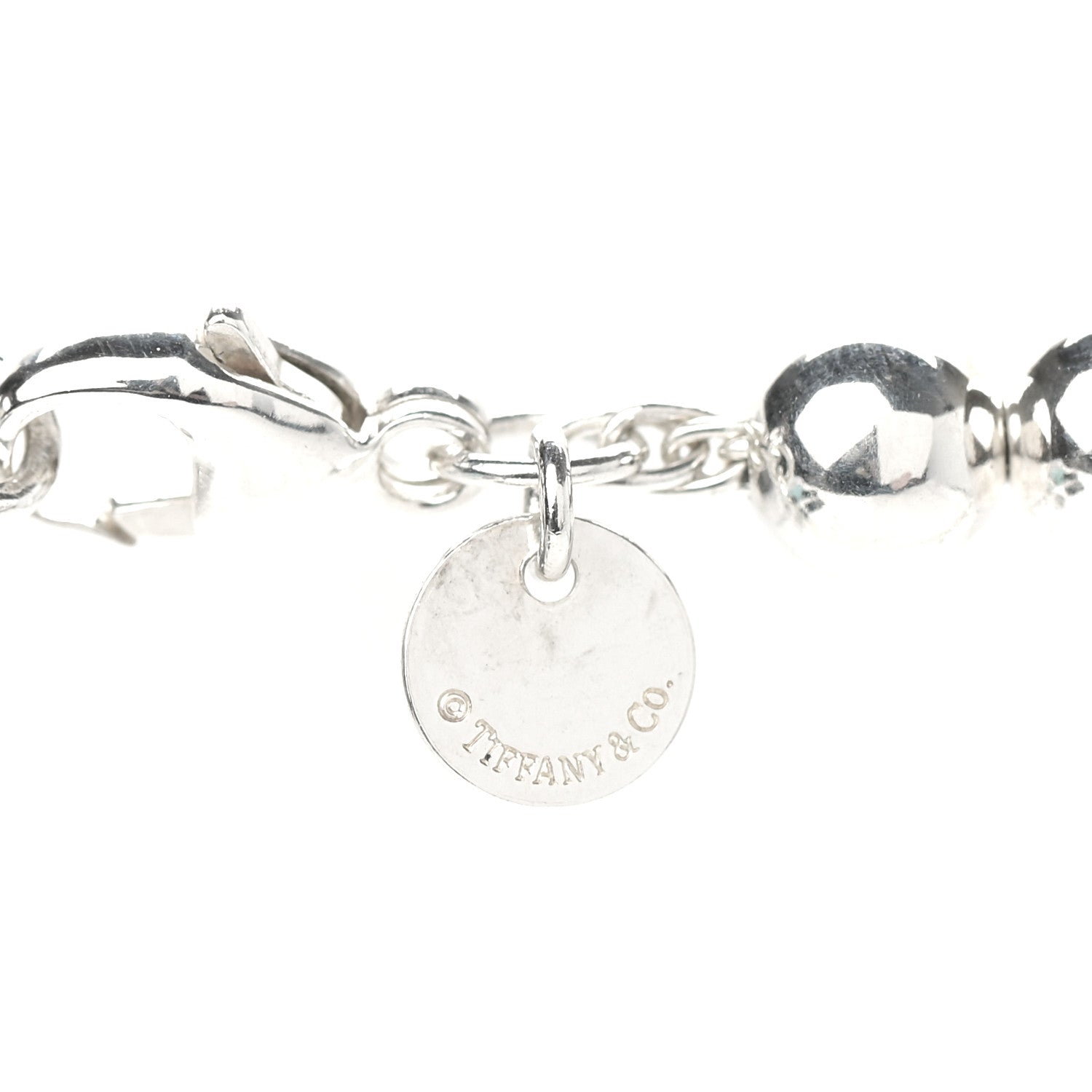 Tiffany Sterling Silver HardWear Graduated Ball Necklace 4 of 5