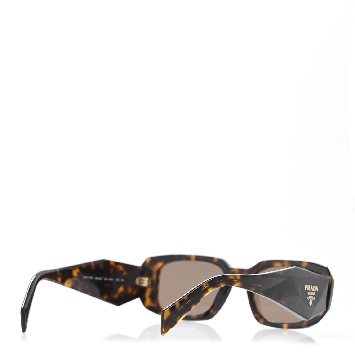 Prada Acetate Symbole Sunglasses SPR 17W Honey Tortoise 4 of 7