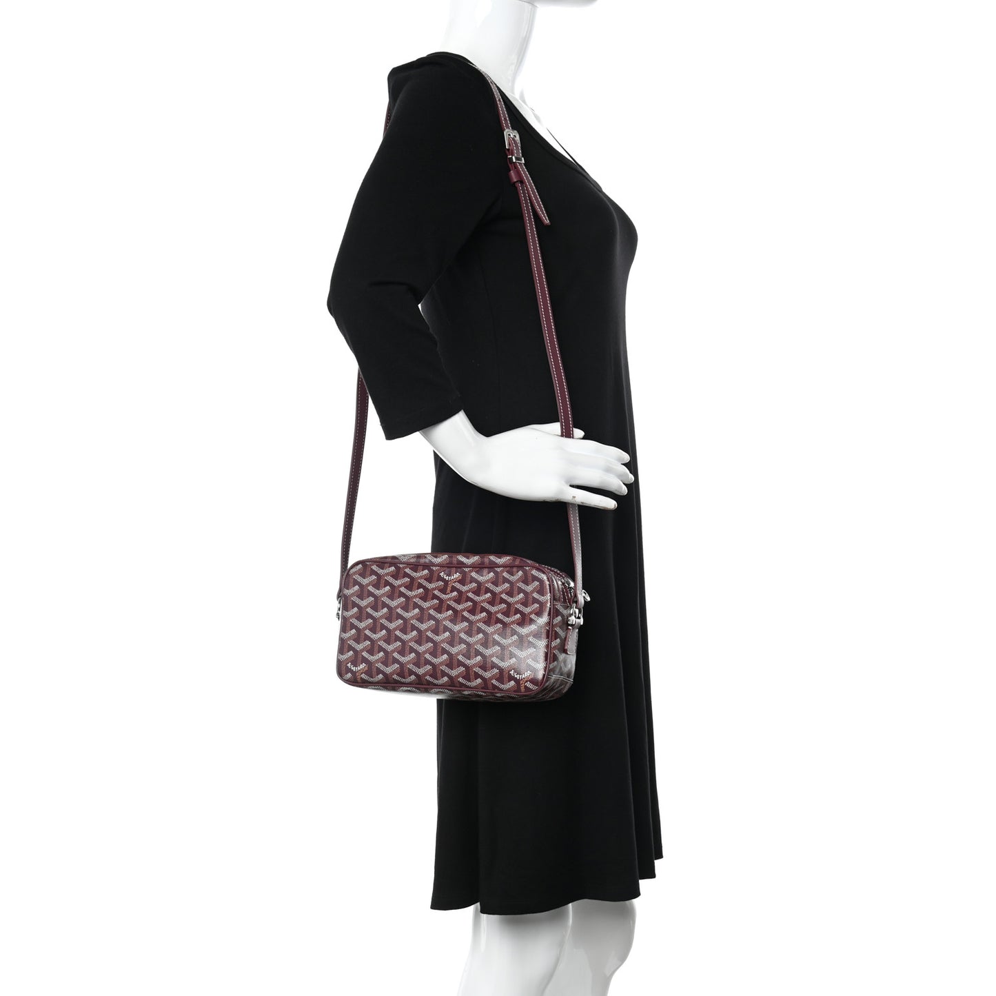 Goyardine Sac Cap Vert Burgundy