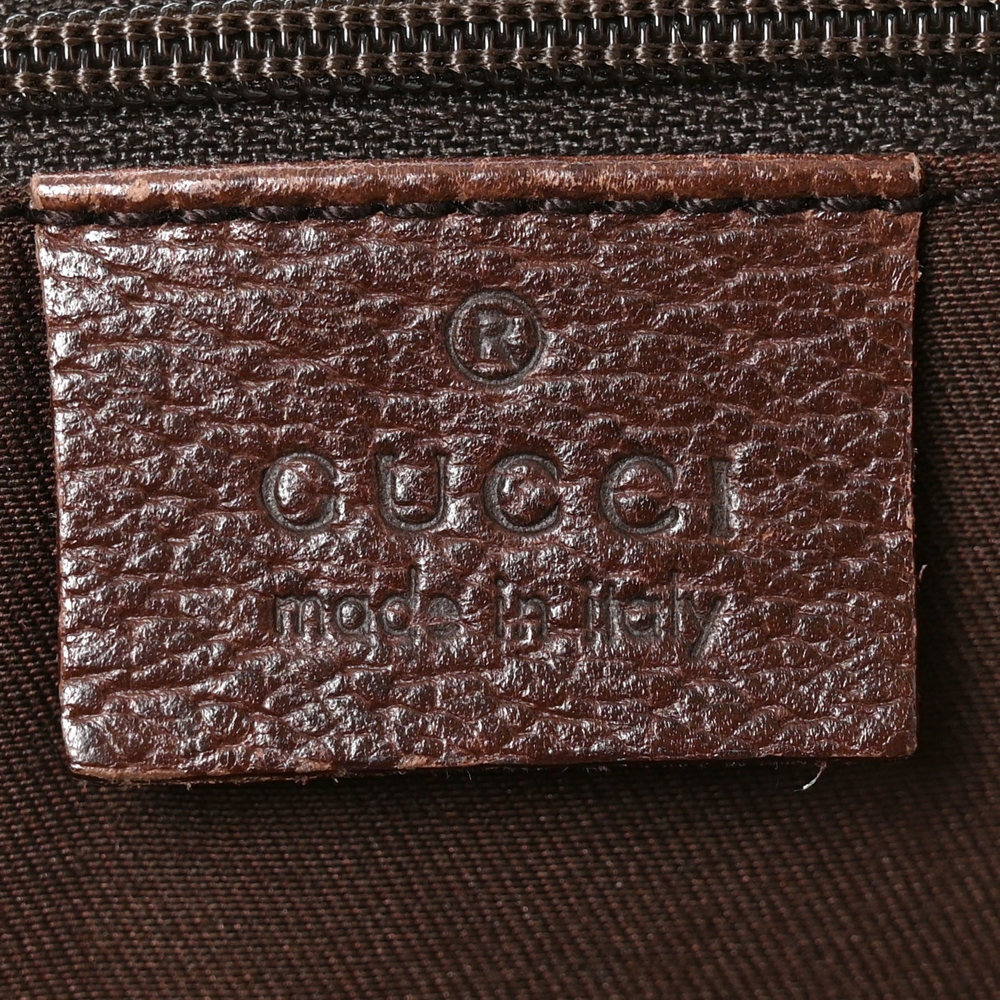 Monogram Large Abbey Tote Dark Brown