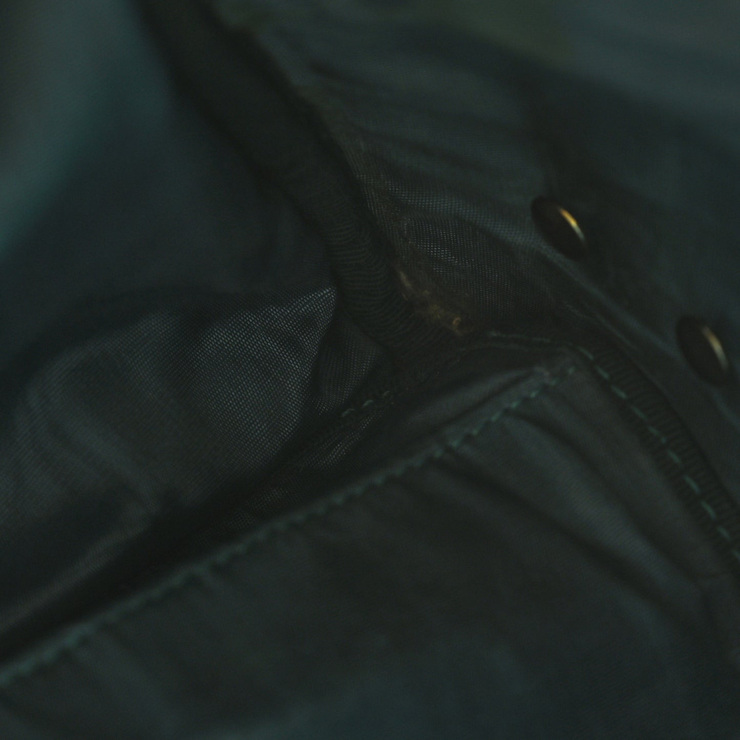 Aged Calfskin Nylon Duffel Trolley Black
