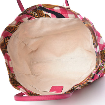 Gucci Canvas Kids Tiger Print Tote Multicolor 5 of 9