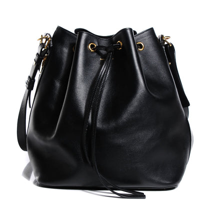 Saint Laurent Calfskin Large Emmanuelle Bucket Bag Black 1 of 7