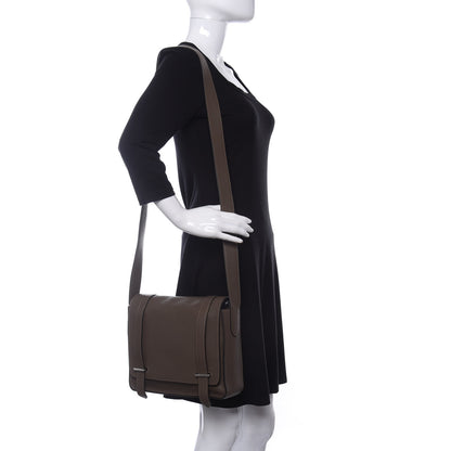 Hermes Taurillon Clemence Steve Caporal Messenger Taupe 2 of 10