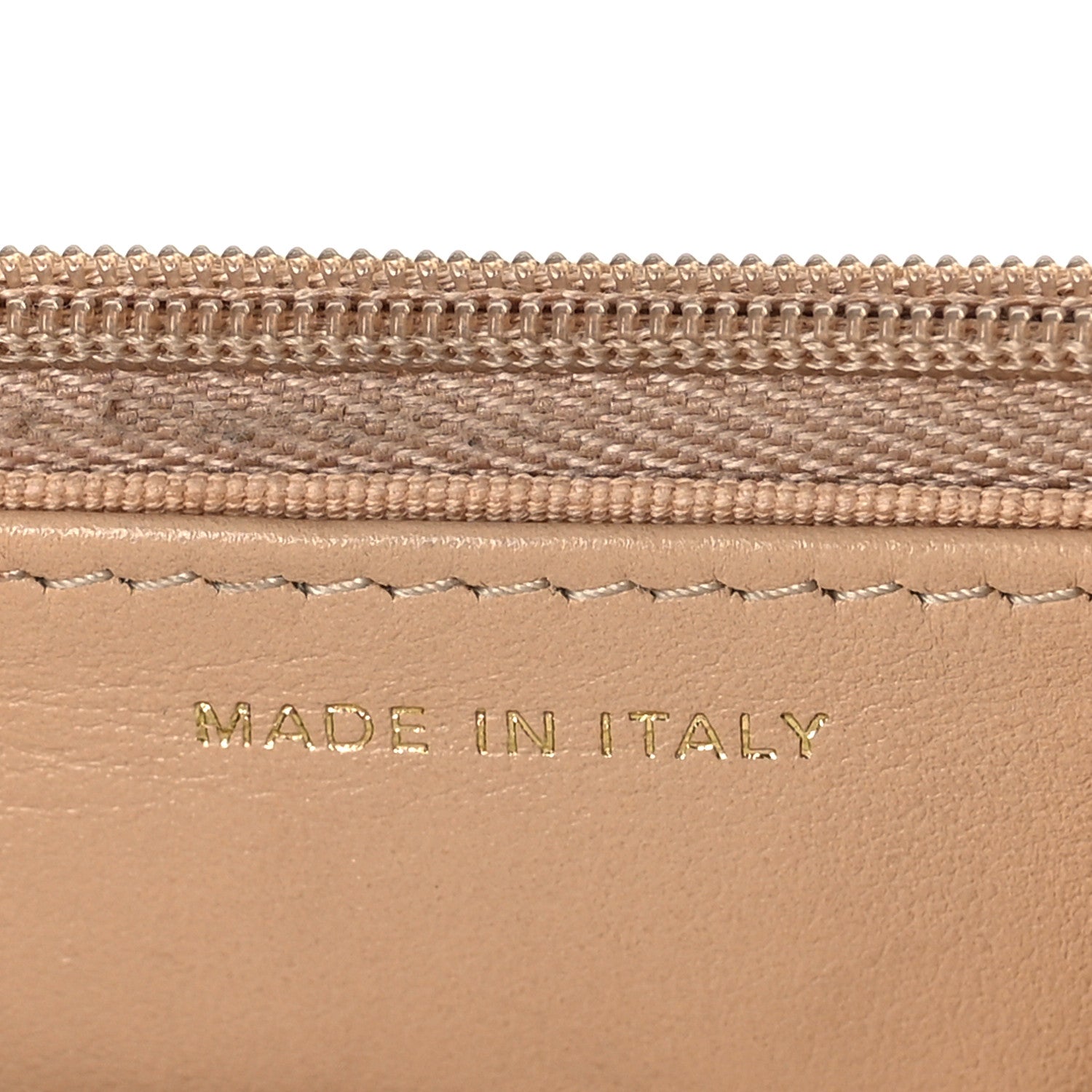 Chanel Caviar Quilted Wallet On Chain WOC Beige 7 of 11