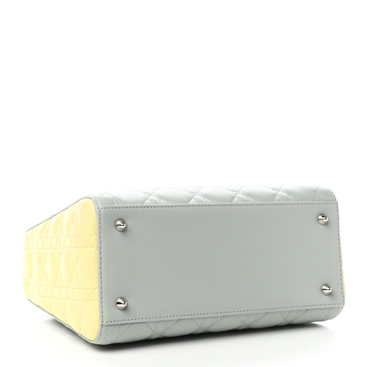 Lambskin Cannage Medium Tri-Color Lady Dior Multicolor