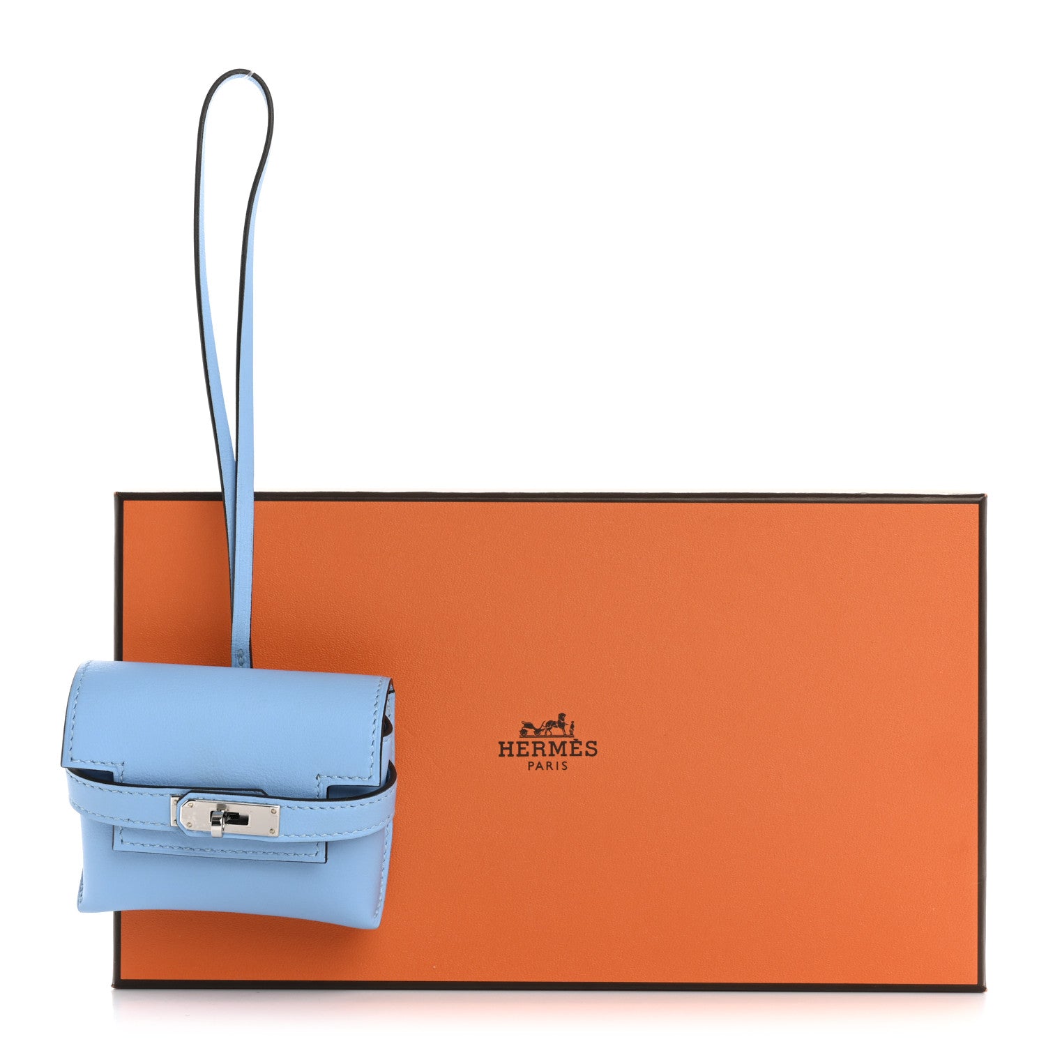 Hermes Swift Kelly Festival Bag Charm Celeste 6 of 6