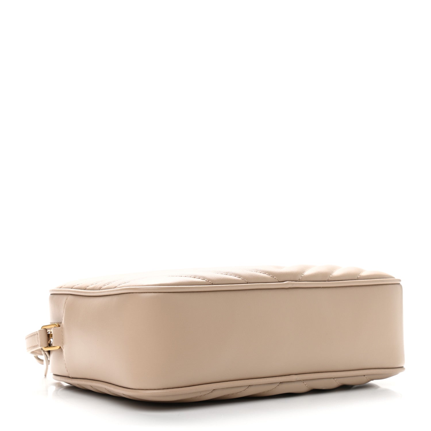 Saint Laurent Calfskin Matelasse Monogram Lou Camera Bag Dark Beige 4 of 10