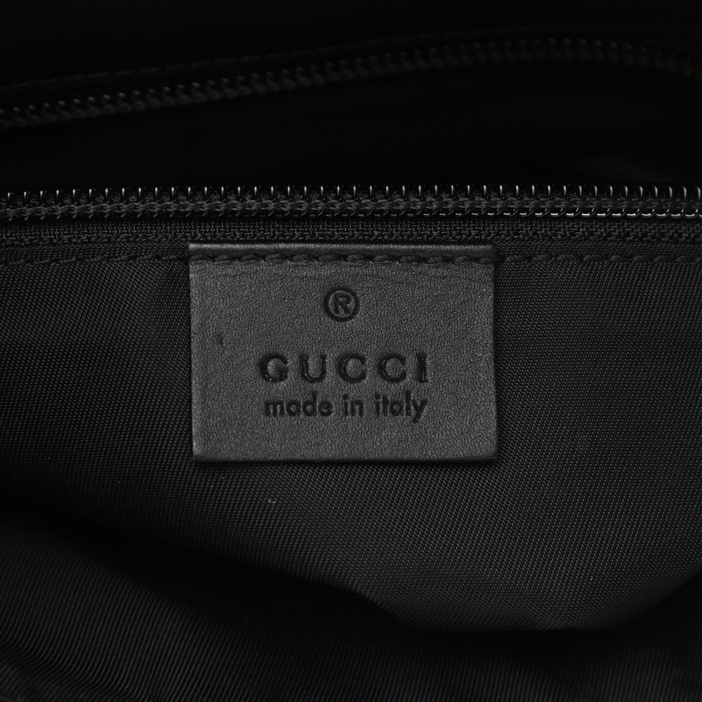 GG Supreme Monogram Web Messenger Bag Black