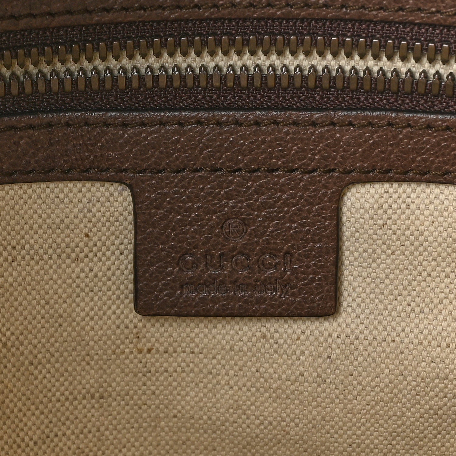 Gucci GG Supreme Monogram Web Small Ophidia Half Moon Hobo Brown 6 of 10
