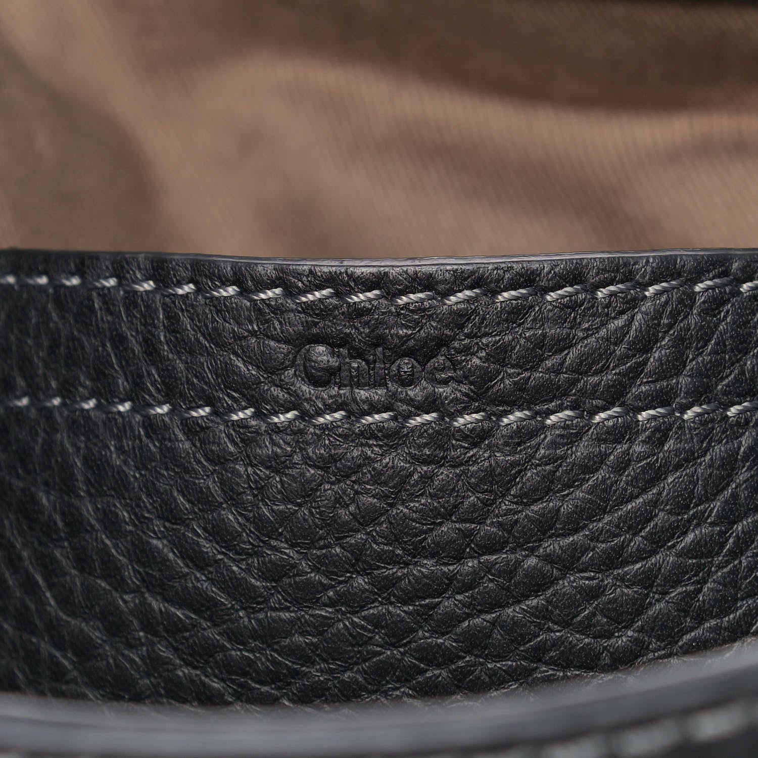 Chloe Calfskin Medium Marcie Round Crossbody Bag Black 6 of 9