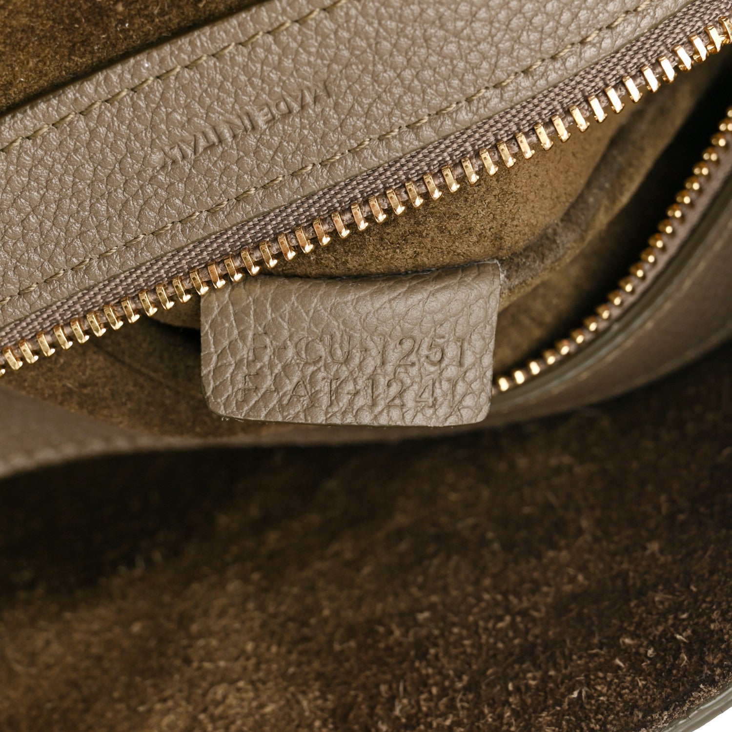 Celine Soft Grained Calfskin Small Belt Cabas Phantom  Taupe 8 of 16