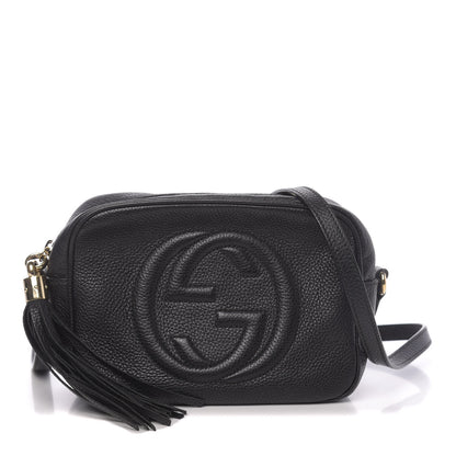 Gucci Pebbled Calfskin Small Soho Disco Bag Black 1 of 12