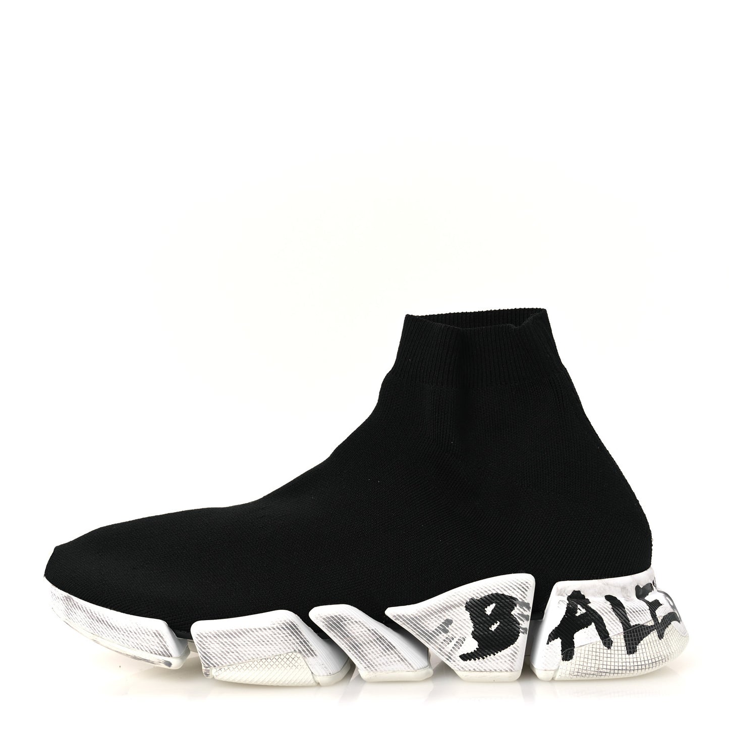 Technical 3D Recycled Knit Grafitti Speed 2.0 Sneakers 45 White