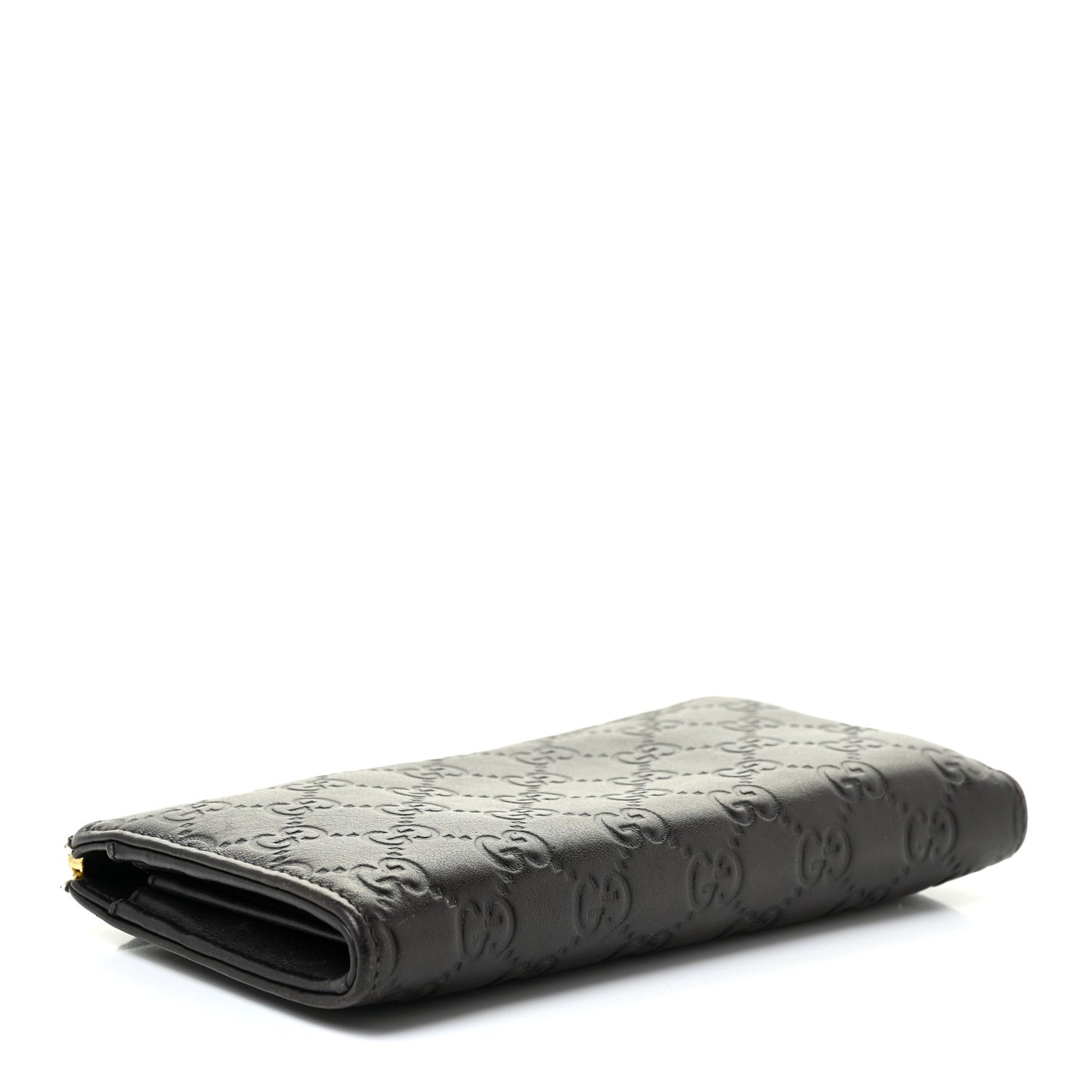 Guccissima Vitello Tender Donna Long Wallet Testa di Moro