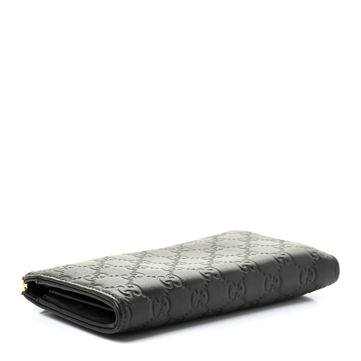 Gucci Guccissima Vitello Tender Donna Long Wallet Testa di Moro 4 of 17