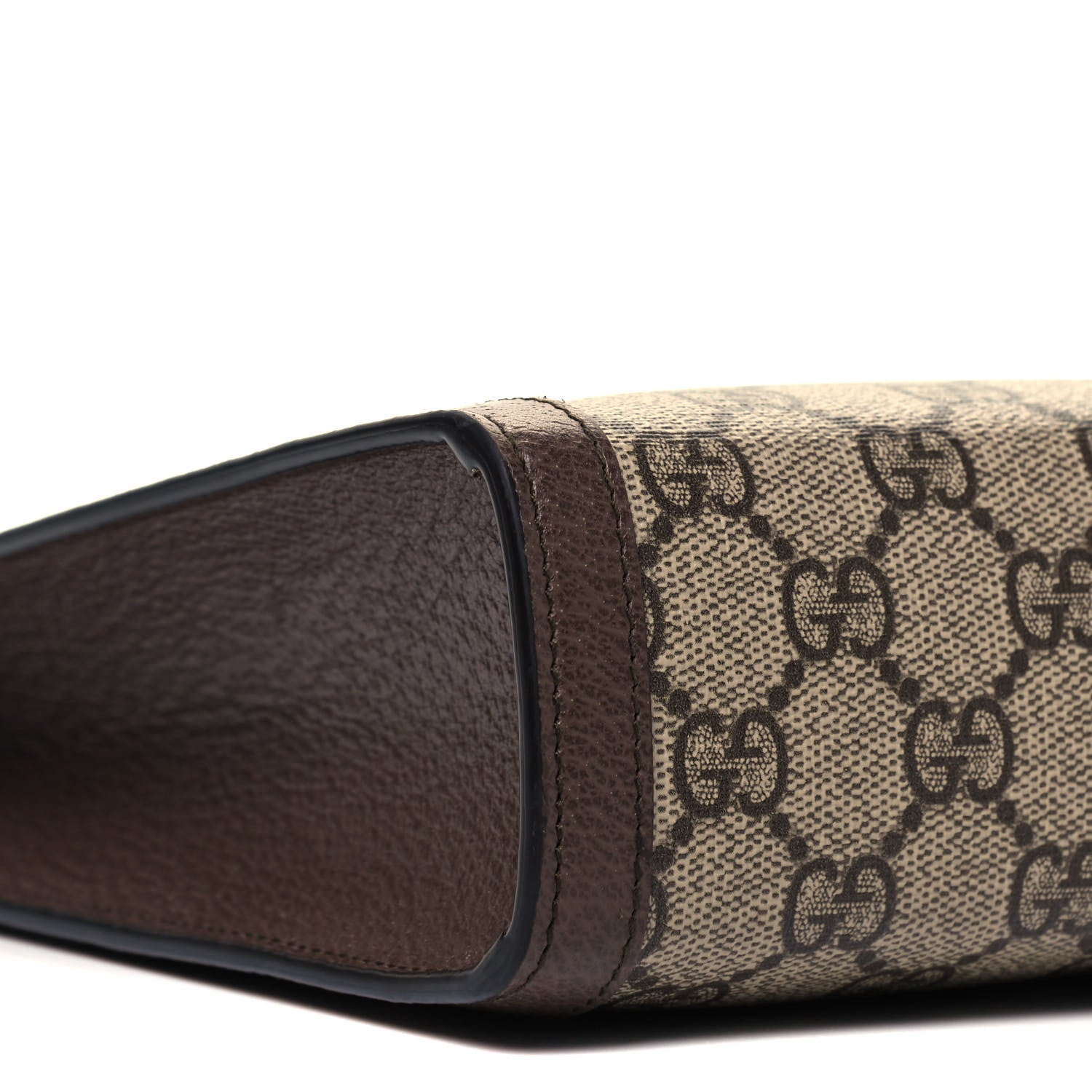 Gucci GG Supreme Monogram Web Ophidia Pouch Brown 8 of 9