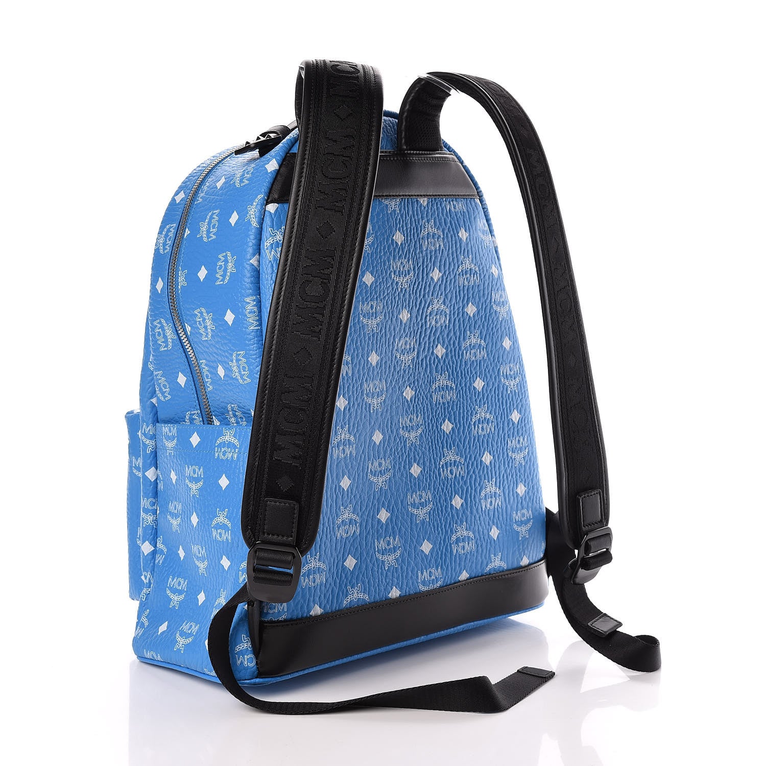 MCM Visetos Medium Stark Backpack Blue 3 of 8