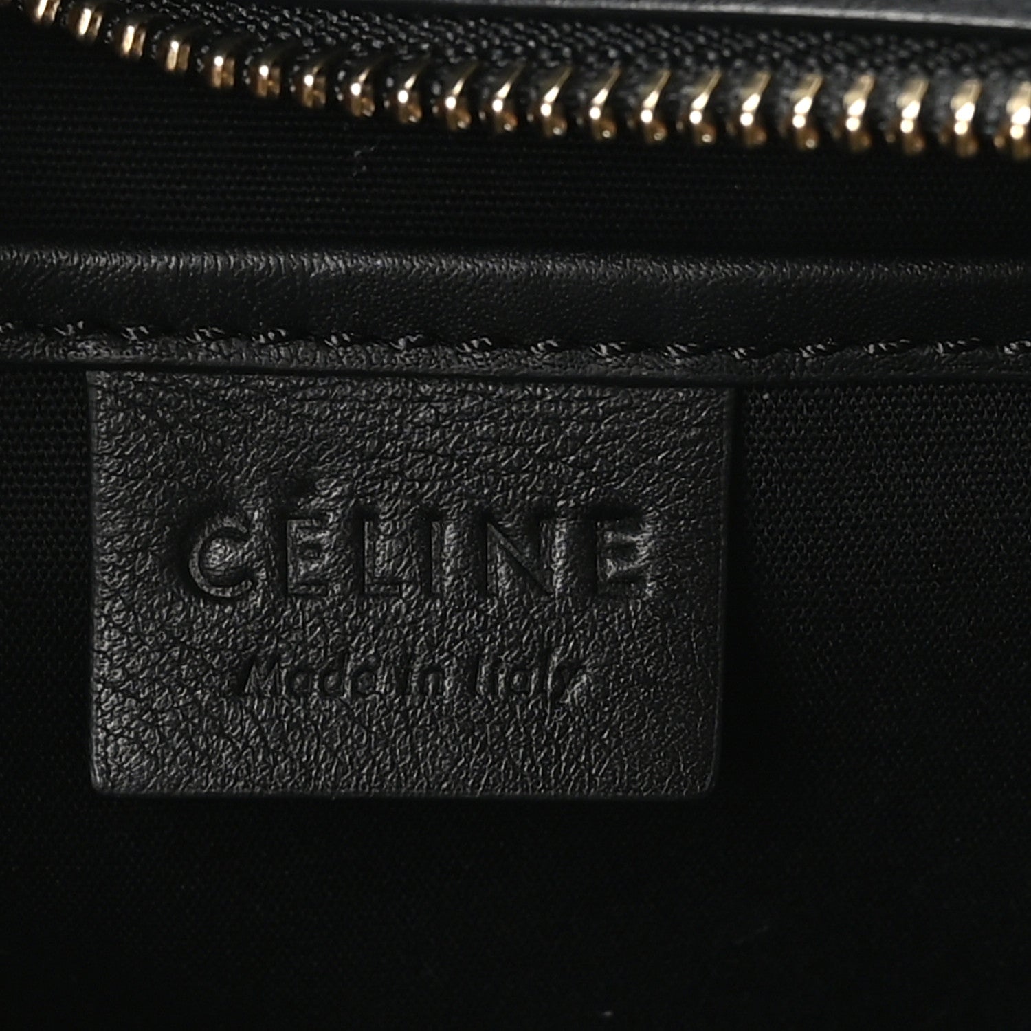 Celine Smooth Calfskin Nano Luggage Black 6 of 10