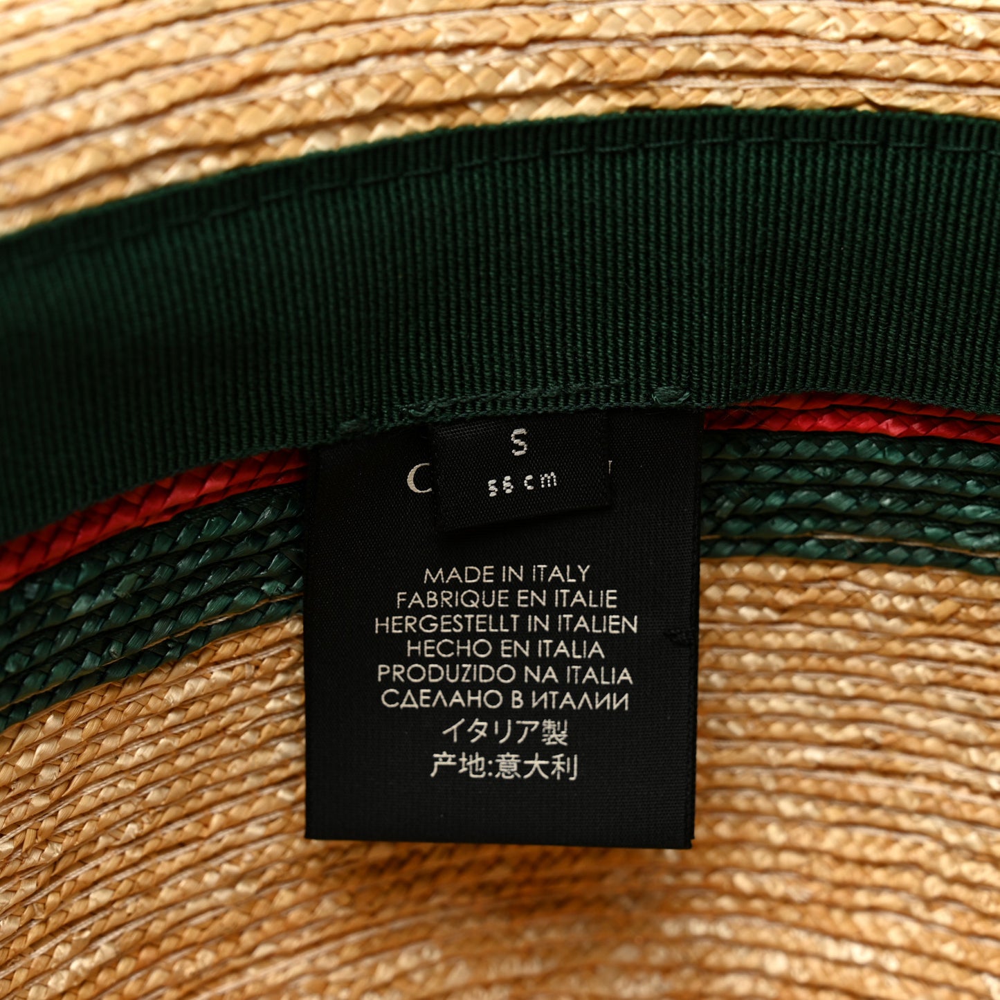 Abaca Straw Web Fedora Hat S