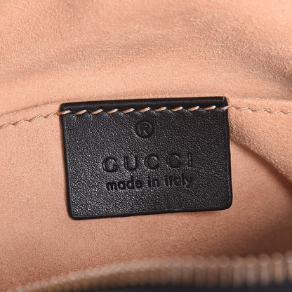 Gucci Calfskin Matelasse GG Marmont Belt Bag 85 34 Black 6 of 9