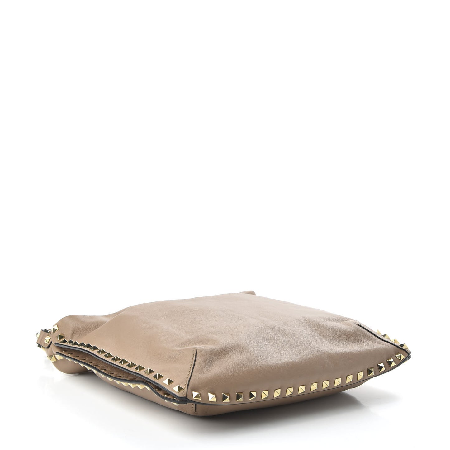 Vitello Rockstud Hobo Beige
