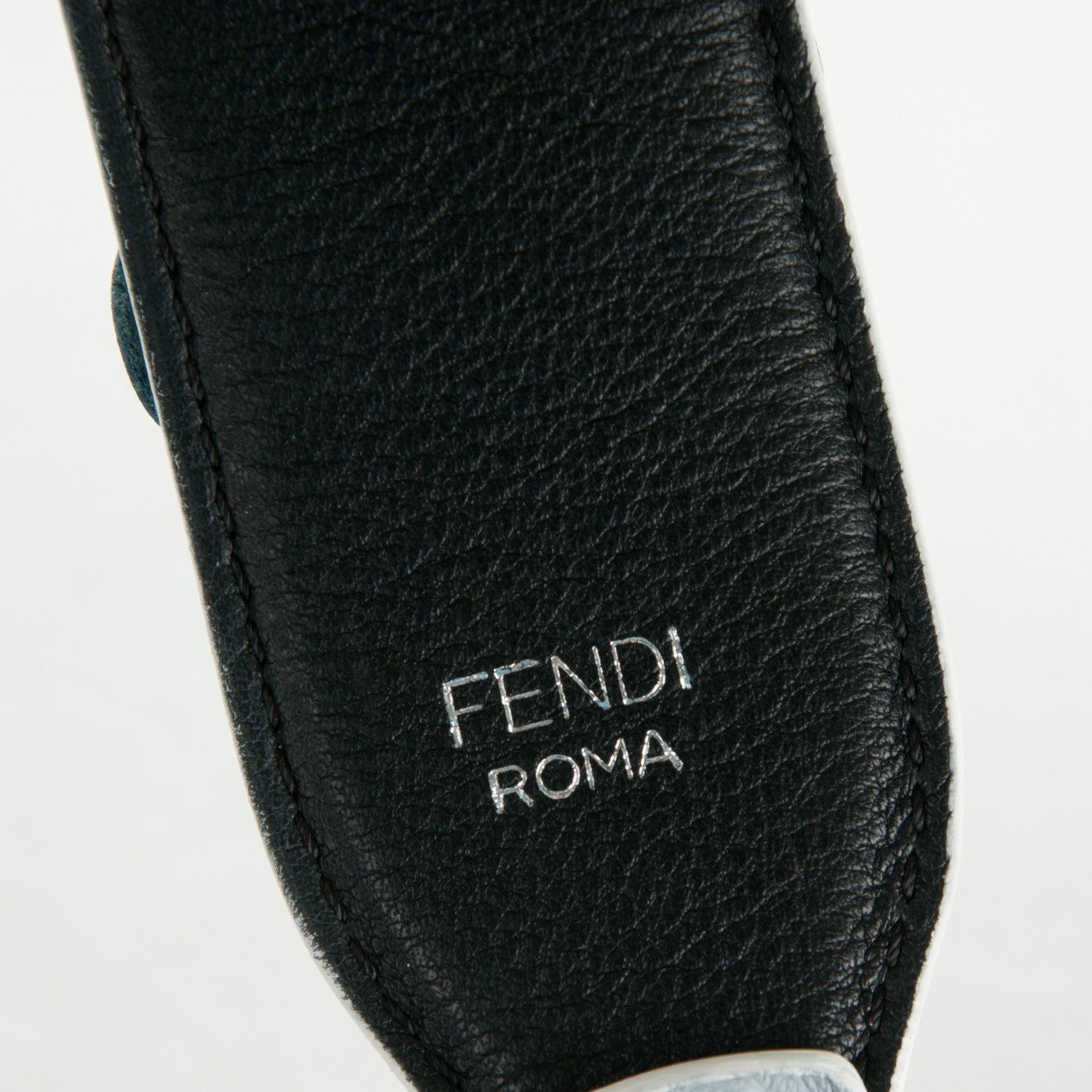 Fendi Vitello Dolce Flowerland Studded Strap You Polvere Black Multicolor 3 of 4