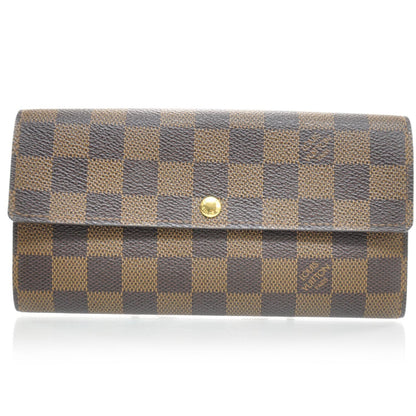 Louis Vuitton Damier Ebene Sarah Wallet 1 of 7