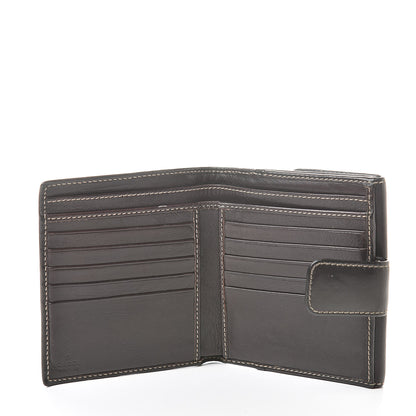 Gucci Calfskin Compact Britt Wallet Dark Brown 5 of 17