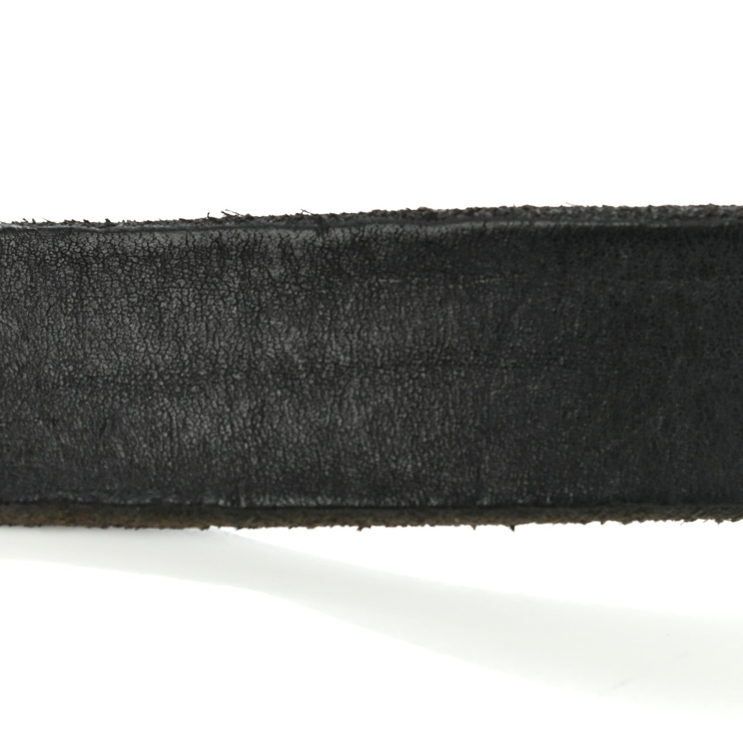 Gucci Calfskin Brass Feline Buckle Belt 95 38 Black 6 of 9