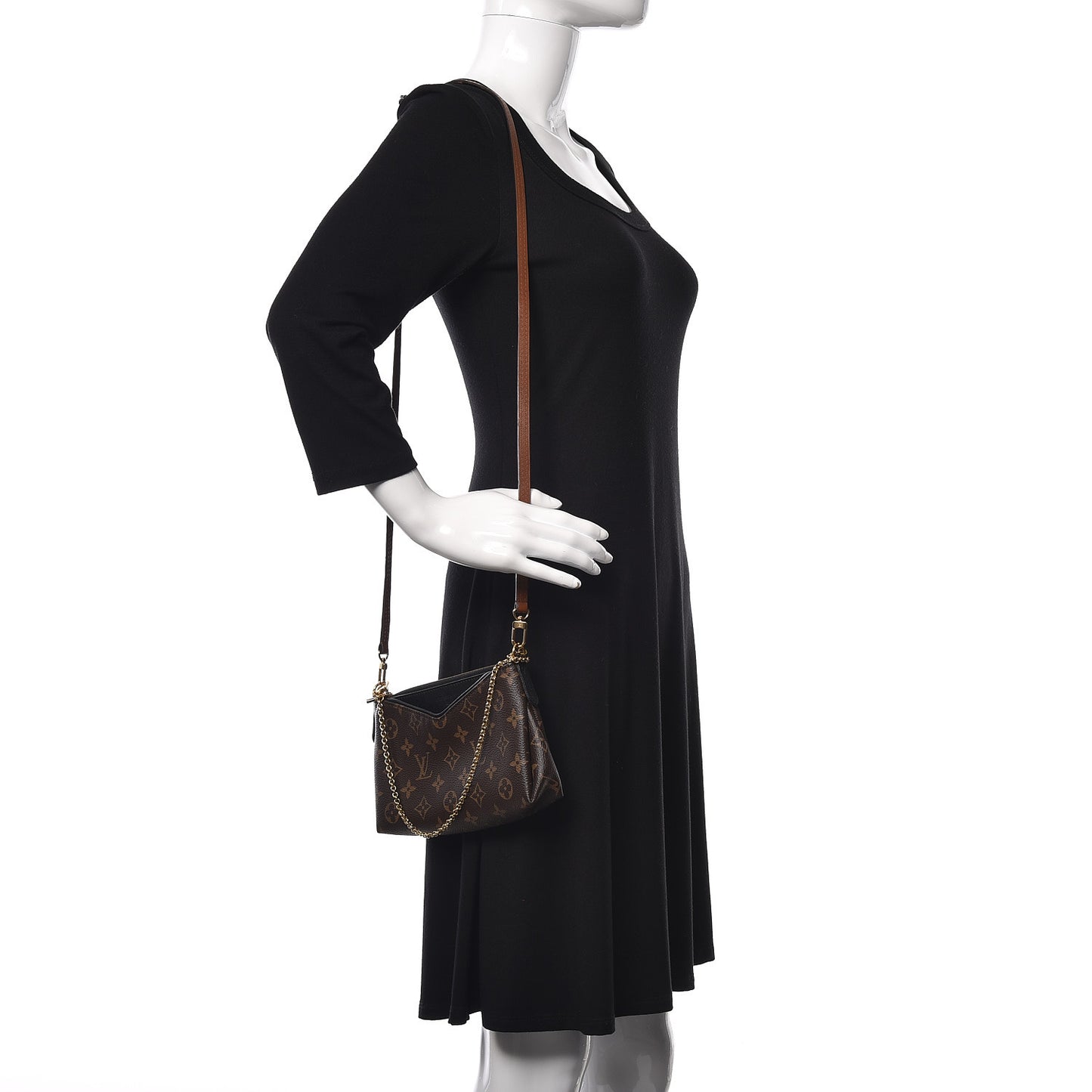 Monogram Pallas Clutch Black