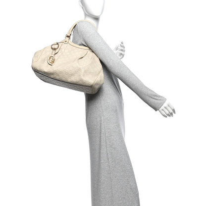 Gucci Guccissima Medium Sukey Tote Mystic White 2 of 17