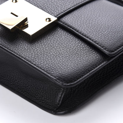 Jimmy Choo Grainy Pebbled Rebel Crossbody Bag Black 7 of 9