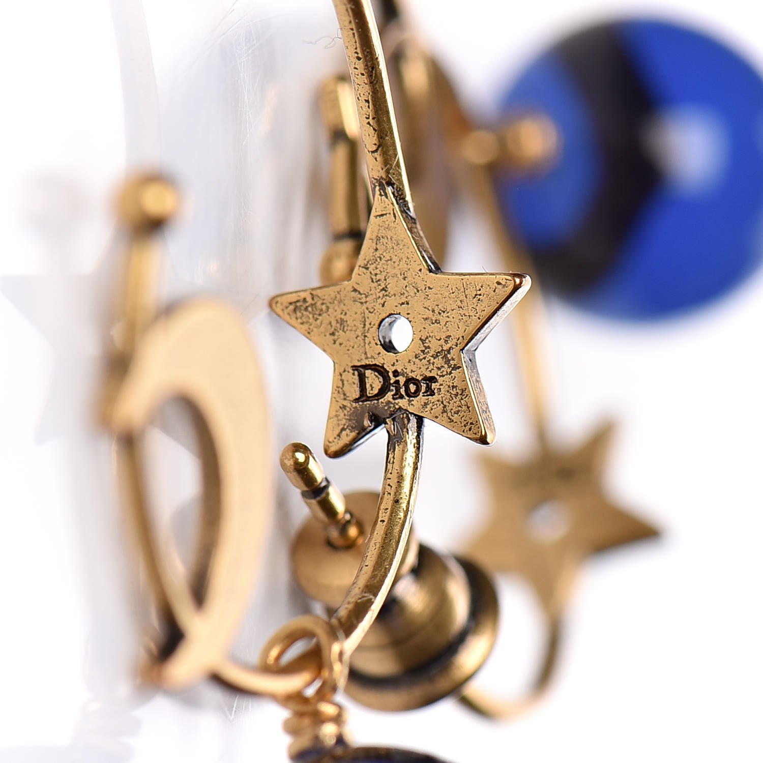 Christian Dior Astre Lunaire Tribales Hoop Earrings 4 of 4