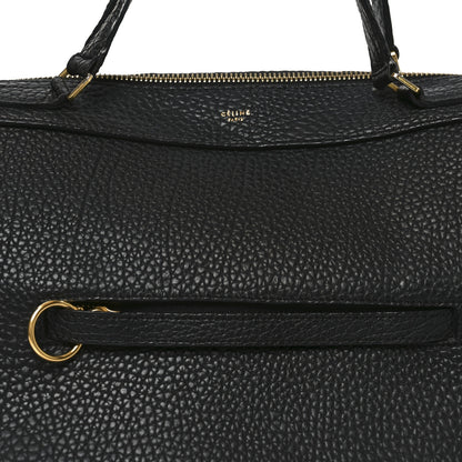 Celine Bullhide Calfskin Medium Ring Bag Black 11 of 18