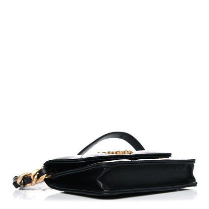 Chanel Lambskin Quilted Chanel 19 Flap Belt Bag Black 3 of 8