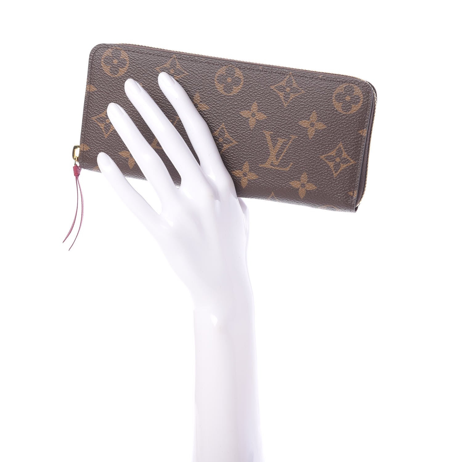 Louis Vuitton Monogram Clemence Wallet Fuchsia 2 of 8