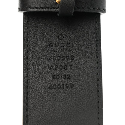 Gucci Calfskin Double G 40mm Belt 80 32 Black 5 of 10
