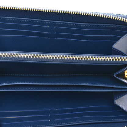 Louis Vuitton Monogram Denim Zippy Wallet NM Blue 5 of 6