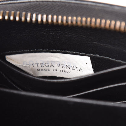 Bottega Veneta Nappa Intrecciato Zip Around Wallet Black 7 of 12
