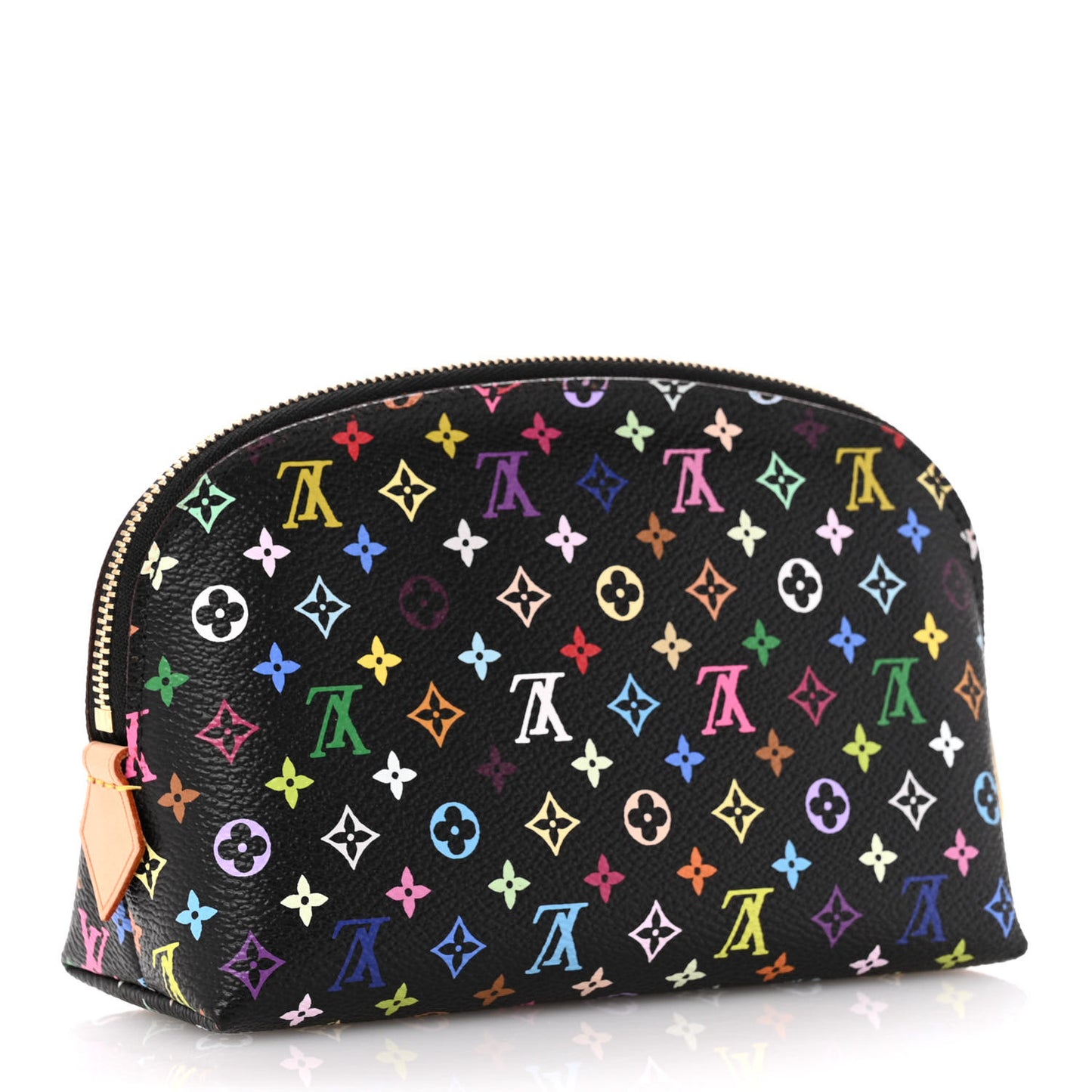 Monogram Multicolor Cosmetic Pouch Black Grenade