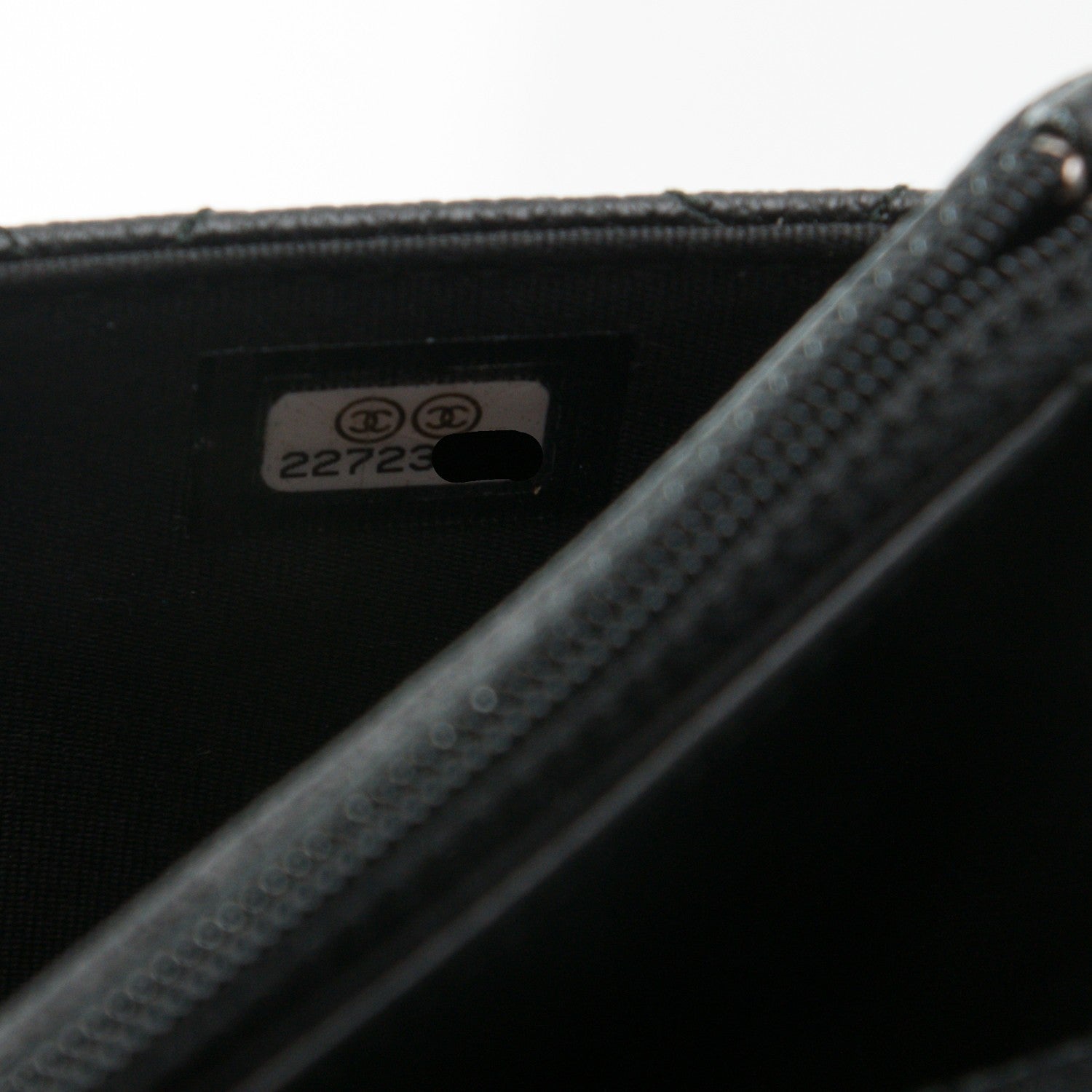 Chanel Caviar Quilted Boy Wallet On Chain WOC Black 8 of 8