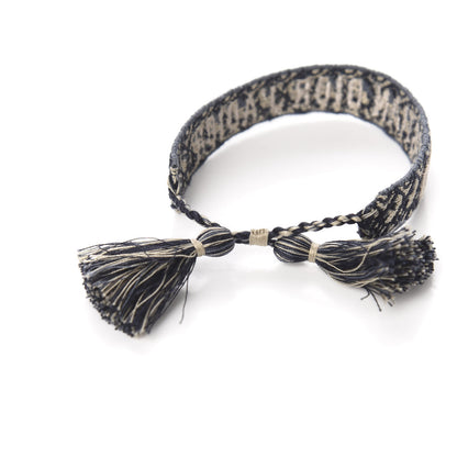 Christian Dior Woven Cotton J'Adior Friendship Bracelet Set Navy 3 of 4