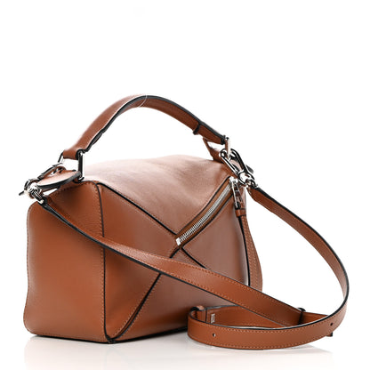 Loewe Calfskin Small Puzzle Bag Tan 3 of 14