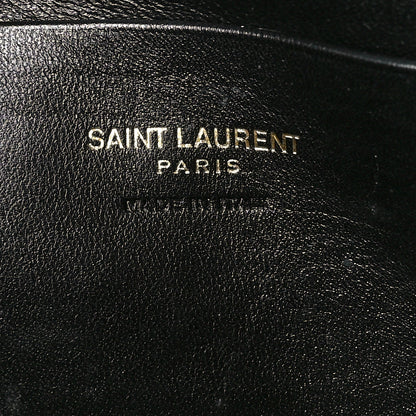 Saint Laurent Grain De Poudre Matelasse Monogram Mini Lou Camera Bag Black 6 of 11