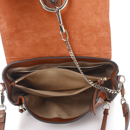 Chloe Calfskin Medium Faye Day Shoulder Bag Tan 6 of 8